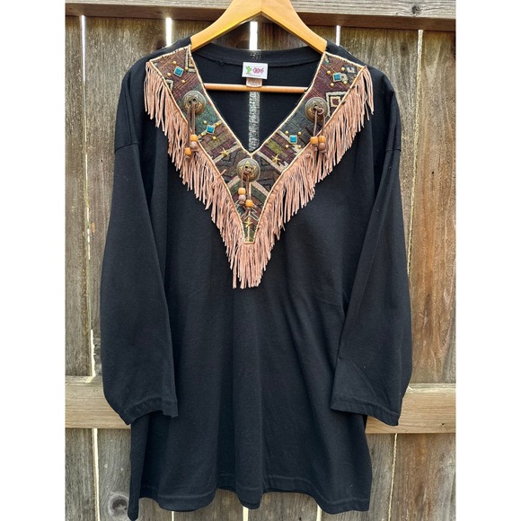 Vintage Womens Westen style Cactus tag one size all fits LARGE - Picture 1 of 6